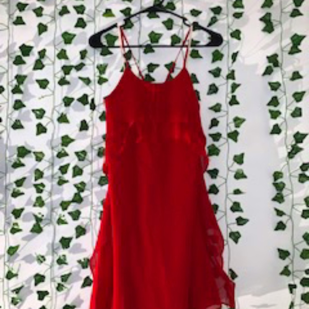 BCBG Strappy Red Dress
